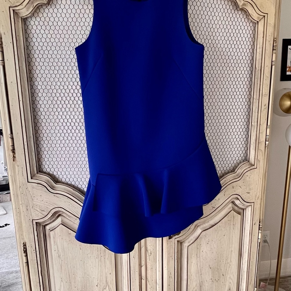 H&M royal blue women dress 12 new no tag - Picture 5 of 7